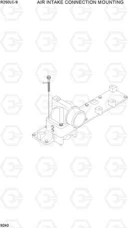 9240 AIR INTAKE CONNECTION MOUNTING R250LC-9, Hyundai