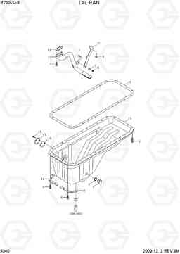 9340 OIL PAN R250LC-9, Hyundai