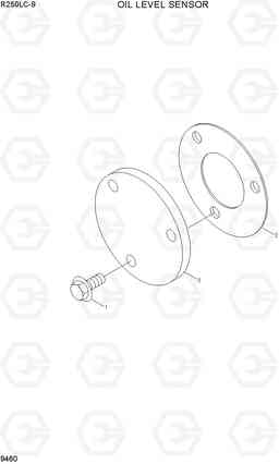 9460 OIL LEVEL SENSOR R250LC-9, Hyundai