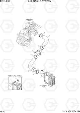 1020 AIR INTAKE SYSTEM R260LC-9A, Hyundai