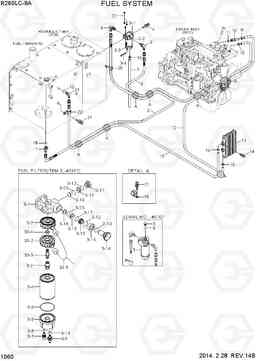 1060 FUEL SYSTEM R260LC-9A, Hyundai