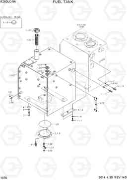 1070 FUEL TANK R260LC-9A, Hyundai