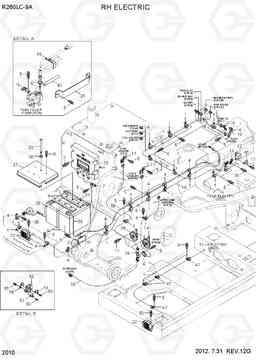 2010 RH ELECTRIC R260LC-9A, Hyundai