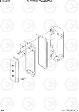 2055 ELECTRIC BOX(#0071-) R260LC-9A, Hyundai