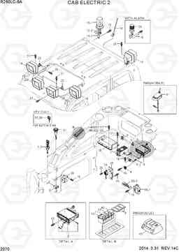 2070 CAB ELECTRIC 2 R260LC-9A, Hyundai