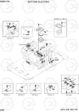 2090 BOTTOM ELECTRIC R260LC-9A, Hyundai