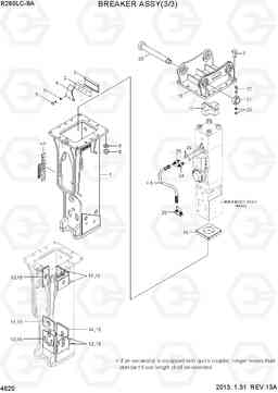 4620 BREAKER ASSY(3/3) R260LC-9A, Hyundai