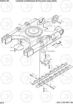 5015 UNDER CARRIAGE MTG(HIGH WALKER) R260LC-9A, Hyundai