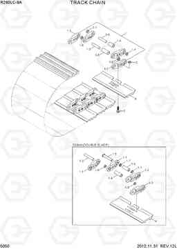 5050 TRACK CHAIN R260LC-9A, Hyundai