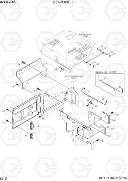 6210 COWLING 2 R260LC-9A, Hyundai