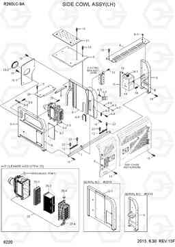 6220 SIDE COWL ASSY(LH) R260LC-9A, Hyundai