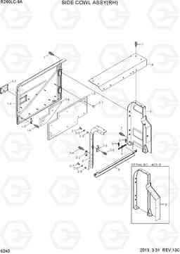 6240 SIDE COWL ASSY(RH) R260LC-9A, Hyundai