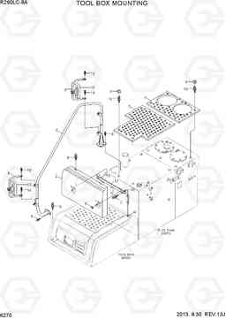 6270 TOOL BOX MOUNTING R260LC-9A, Hyundai