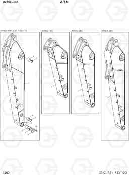 7200 ARM R260LC-9A, Hyundai