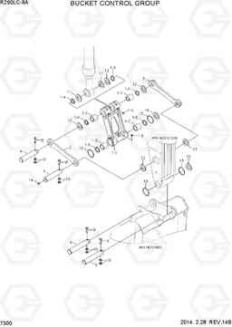 7300 BUCKET CONTROL GROUP R260LC-9A, Hyundai