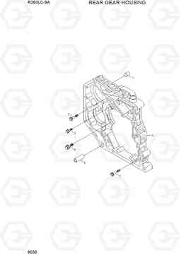 9030 REAR GEAR HOUSING R260LC-9A, Hyundai