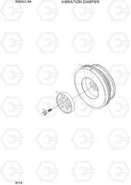 9110 VIBRATION DAMPER R260LC-9A, Hyundai