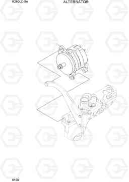 9150 ALTERNATOR R260LC-9A, Hyundai