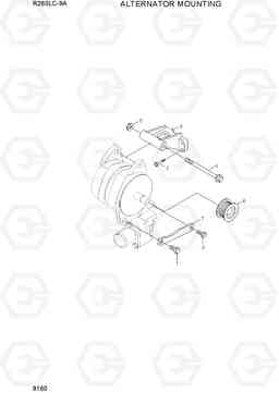 9160 ALTERNATOR MOUNTING R260LC-9A, Hyundai