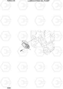 9390 LUBRICATING OIL PUMP R260LC-9A, Hyundai
