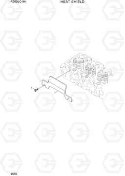 9530 HEAT SHIELD R260LC-9A, Hyundai