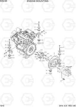 1010 ENGINE MOUNTING R25Z-9A, Hyundai