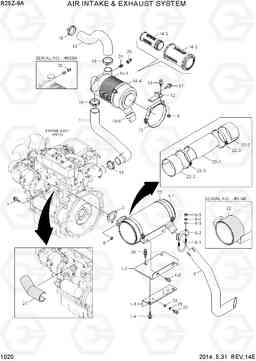 1020 AIR INTAKE & EXHAUST SYSTEM R25Z-9A, Hyundai