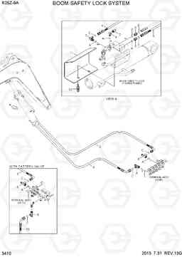 3410 BOOM SAFETY LOCK SYSTEM R25Z-9A, Hyundai