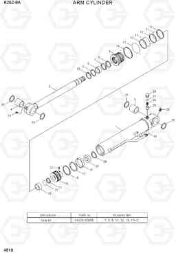 4610 ARM CYLINDER R25Z-9A, Hyundai