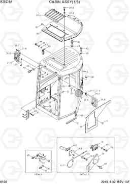 6100 CABIN ASSY(1/5) R25Z-9A, Hyundai