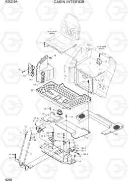 6200 CABIN INTERIOR R25Z-9A, Hyundai