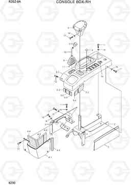 6230 CONSOLE BOX-RH R25Z-9A, Hyundai