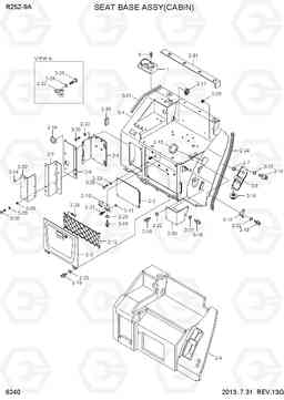 6240 SEAT BASE ASSY(CABIN) R25Z-9A, Hyundai