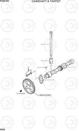 9040 CAMSHAFT & TAPPET R25Z-9A, Hyundai