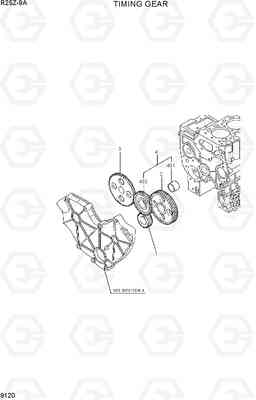 9120 TIMING GEAR R25Z-9A, Hyundai