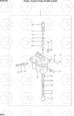 9210 FUEL INJECTION PUMP ASSY R25Z-9A, Hyundai