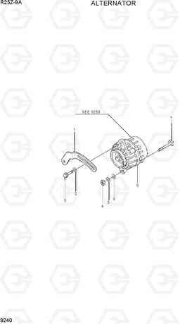 9240 ALTERNATOR R25Z-9A, Hyundai