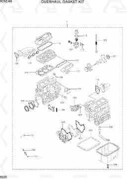 9320 OVERHAUL GASKET KIT R25Z-9A, Hyundai