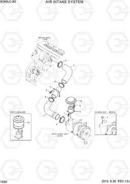 1030 AIR INTAKE SYSTEM R260LC-9S, Hyundai