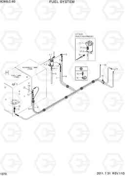 1070 FUEL SYSTEM R260LC-9S, Hyundai