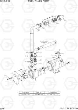 2240 FUEL FILLER PUMP R260LC-9S, Hyundai