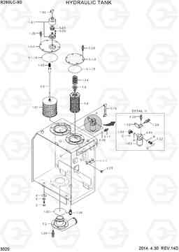 3020 HYDRAULIC TANK R260LC-9S, Hyundai