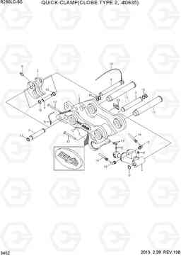 3452 QUICK CLAMP(CLOSE TYPE 2, -#0635) R260LC-9S, Hyundai