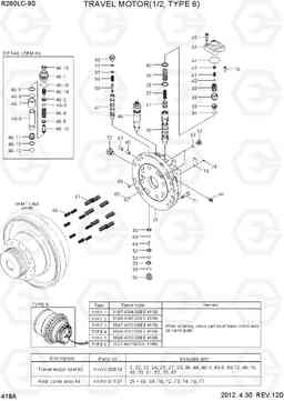 418A TRAVEL MOTOR(1/2, TYPE 6) R260LC-9S, Hyundai