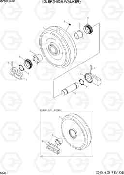 5045 IDLER(HIGH WALKER) R260LC-9S, Hyundai