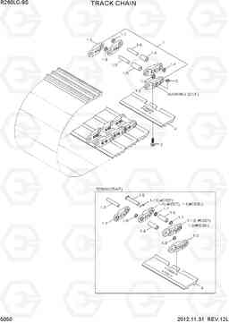 5050 TRACK CHAIN R260LC-9S, Hyundai