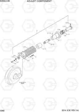5060 ADJUST COMPONENT R260LC-9S, Hyundai