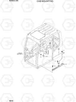 6010 CAB MOUNTING R260LC-9S, Hyundai