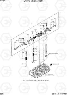 9020 DATAPLATE R260LC-9S, Hyundai