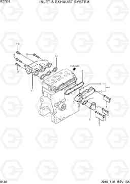 9130 ALTERNATOR LOCATION R260LC-9S, Hyundai